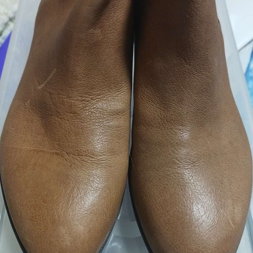 Nine West Brown Leather Heeled Boots